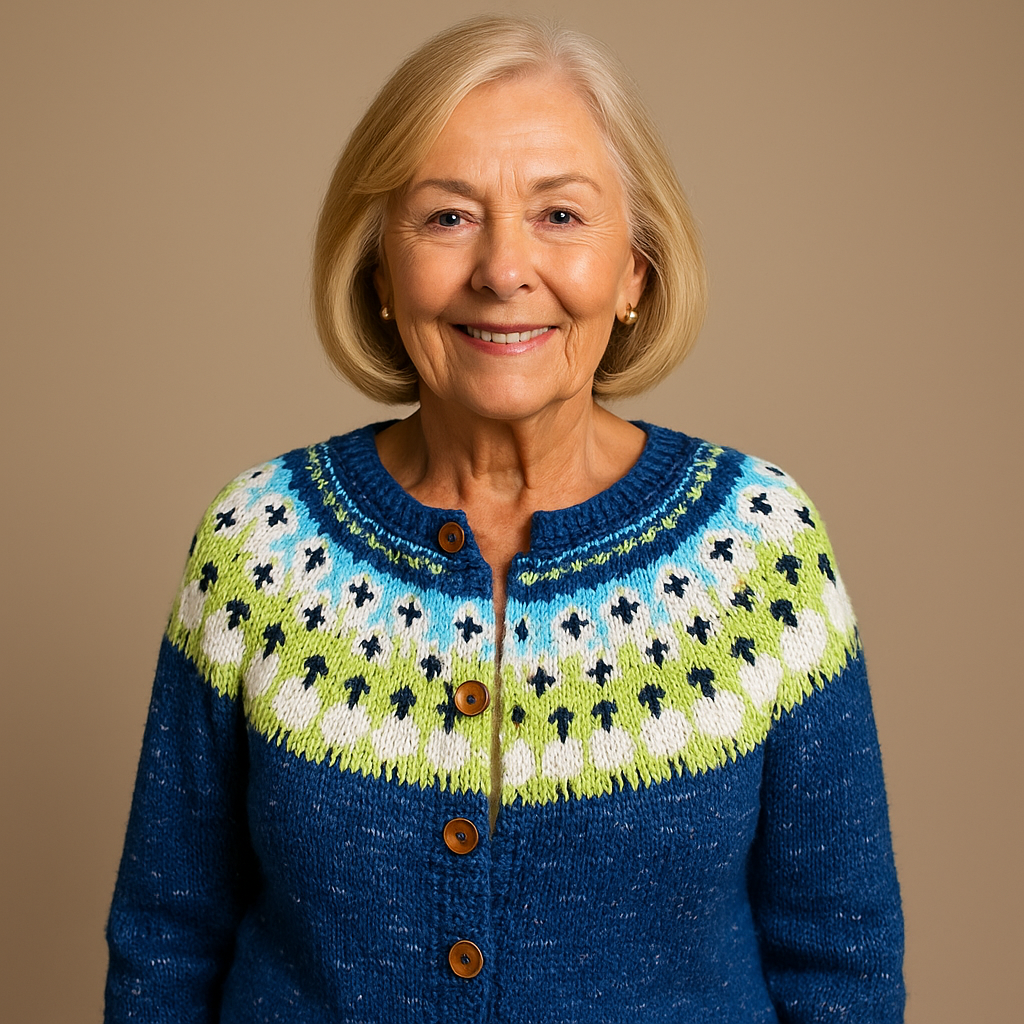 Classic Icelandic Wool Cardigan