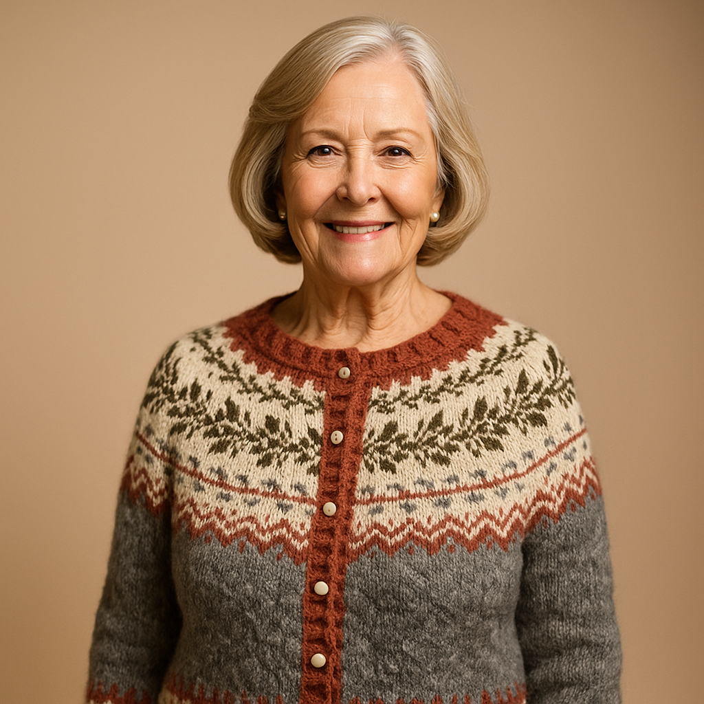 Classic Icelandic Wool Cardigan