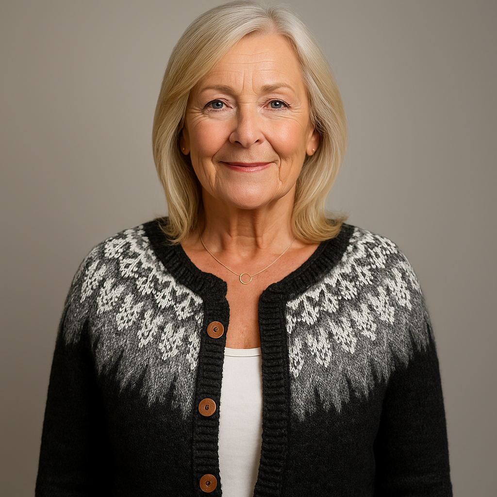 Classic Icelandic Wool Cardigan