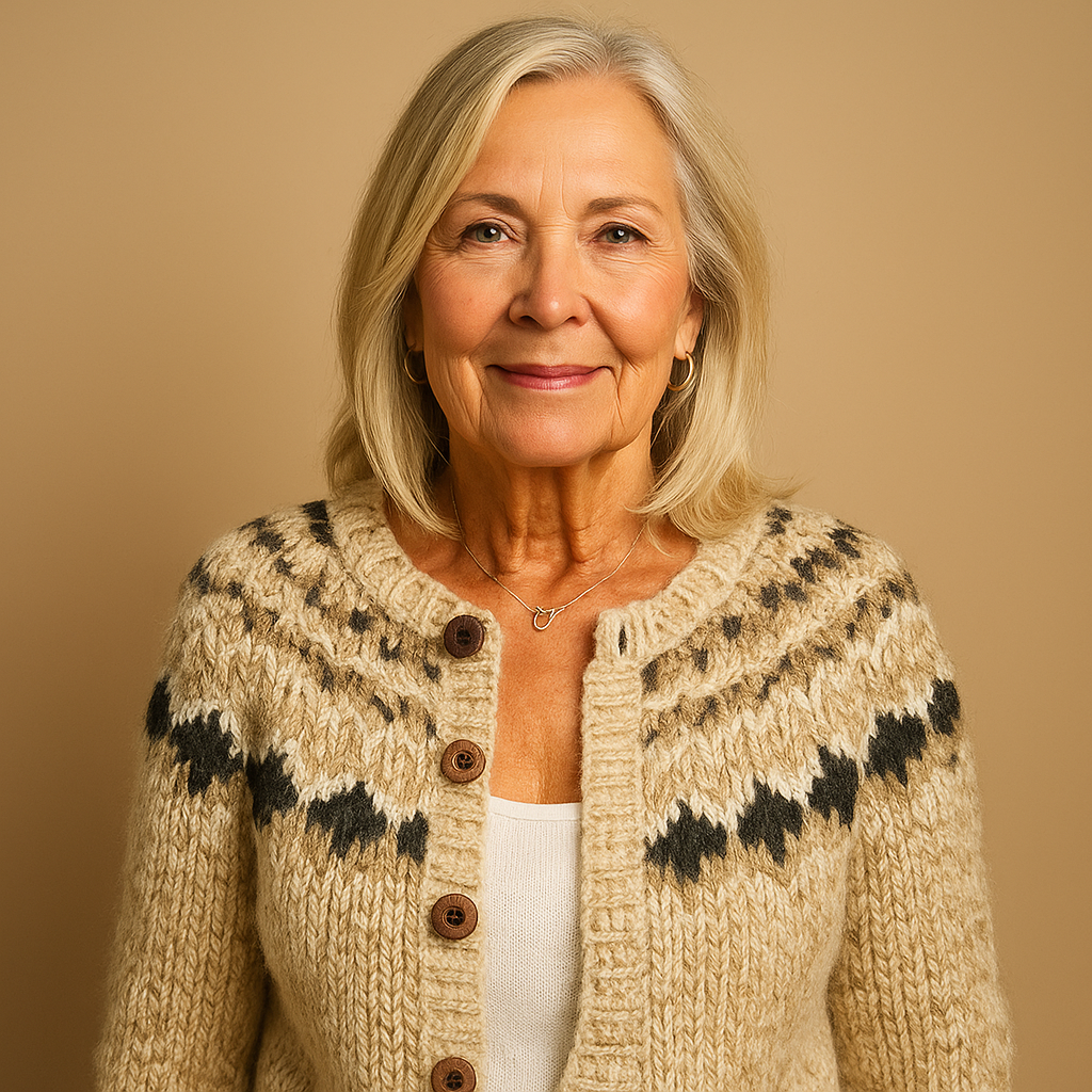 Classic Icelandic Wool Cardigan