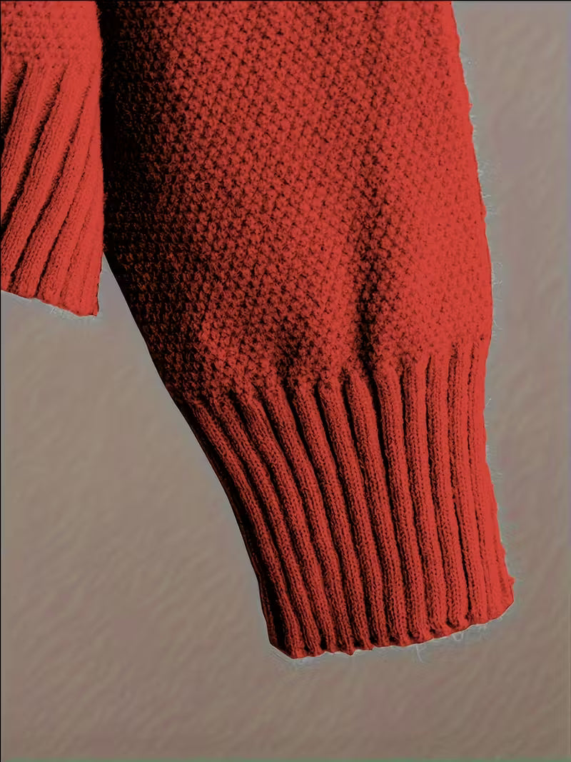 Soft Knit Sweater & Wide-Leg Pants Set