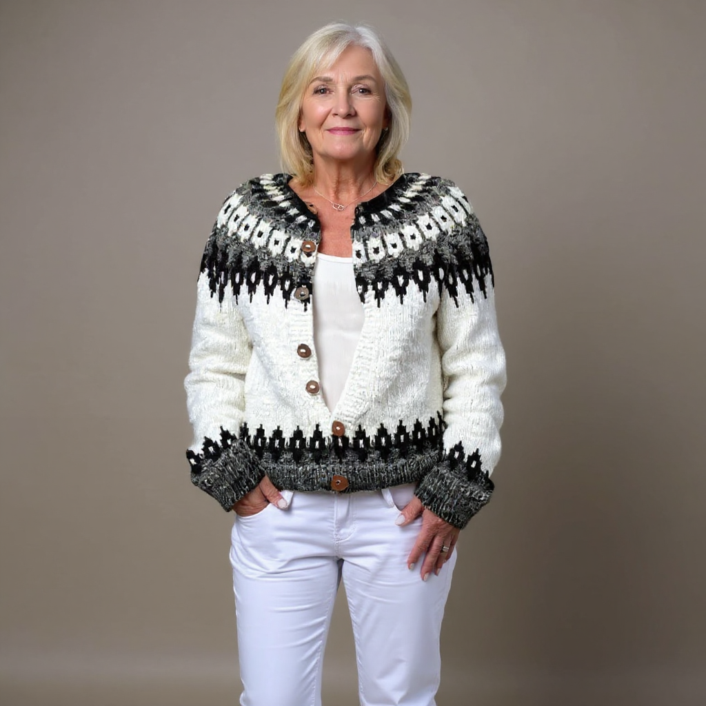 Classic Icelandic Wool Cardigan