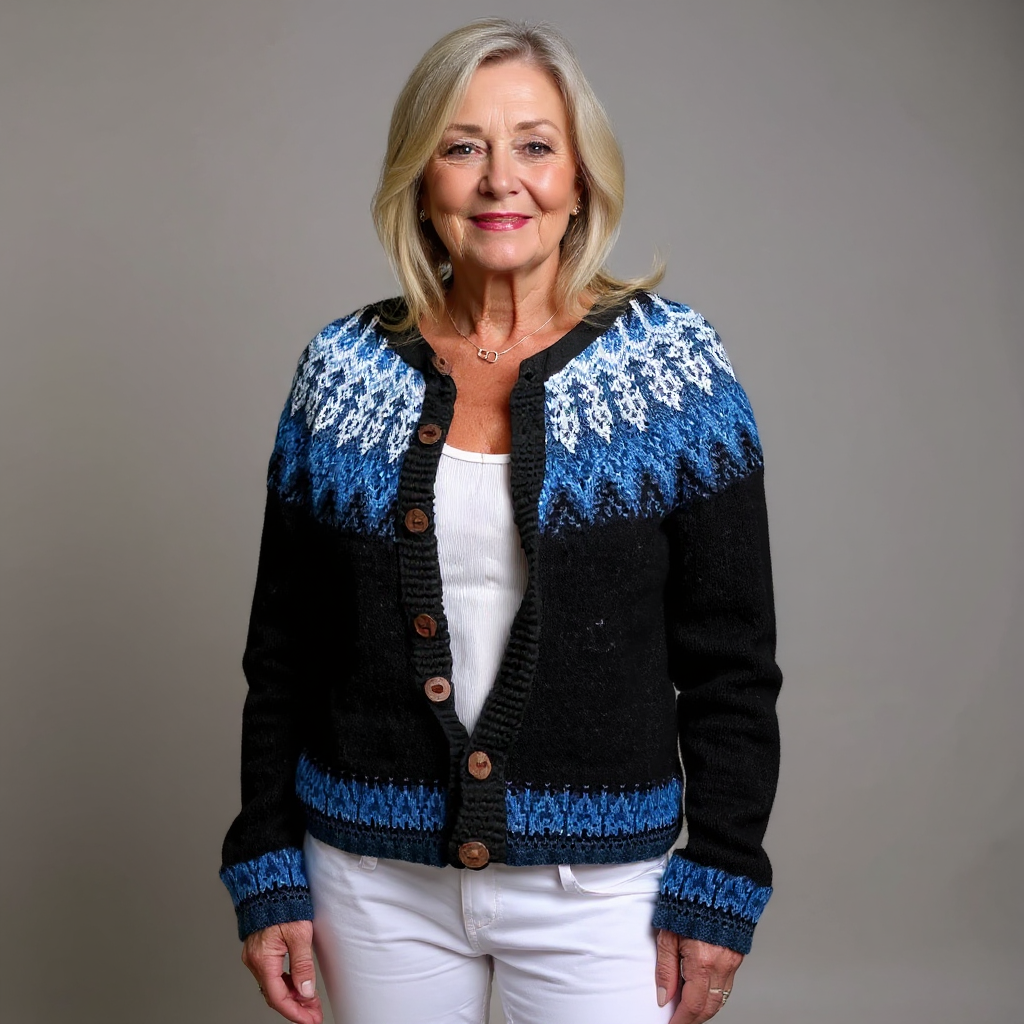 Classic Icelandic Wool Cardigan