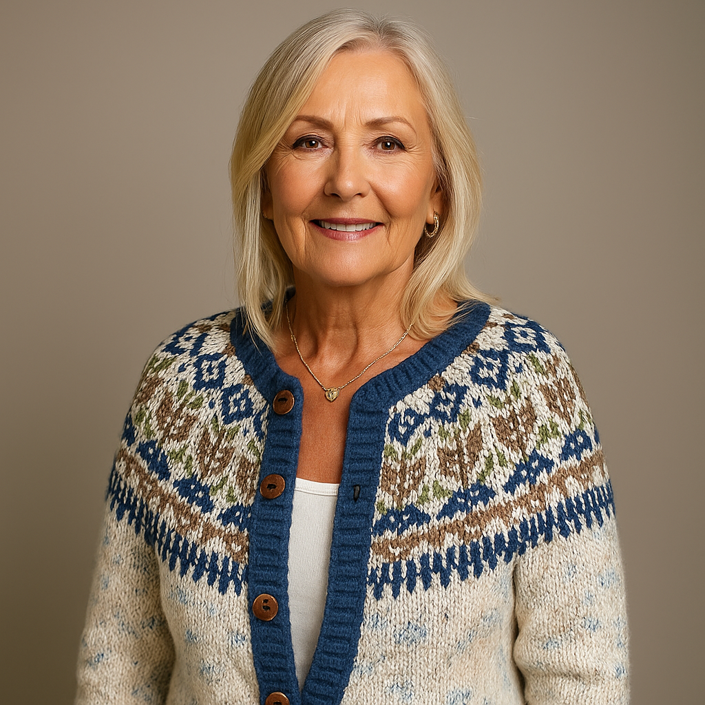 Classic Icelandic Wool Cardigan