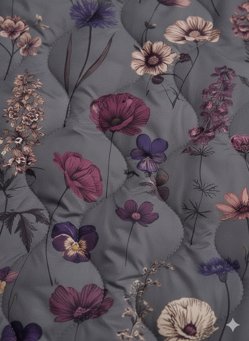 Women's Midnight Bloom Quilted Jacket