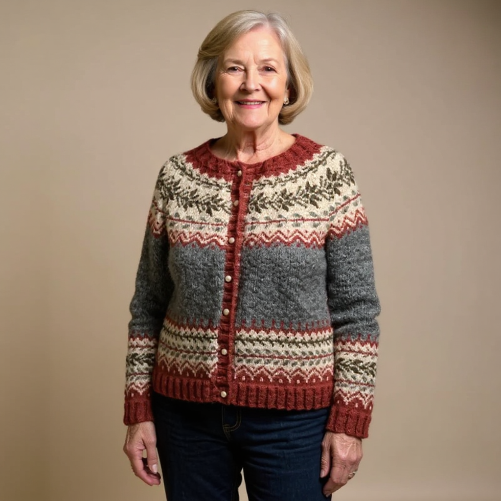Classic Icelandic Wool Cardigan
