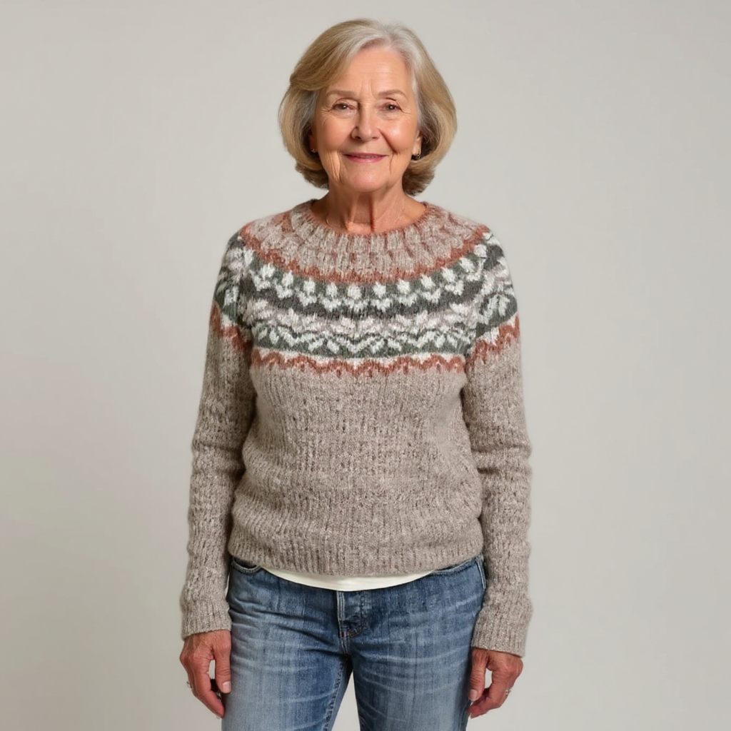 Classic Icelandic Wool Knit Sweater